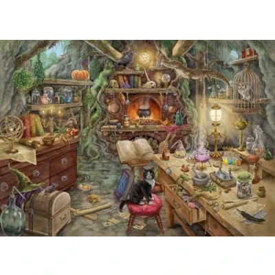 Image of Ravensburger Escape Room Mystery Puzzle Witch’s Kitchen 759 Piece Jigsaw Puzzles for Adults &amp; Kids Age 12 Up