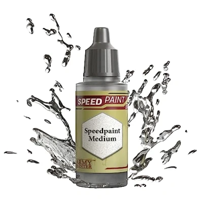 Image of The Army Painter Speedpaint Medium 2.0, Single White 18 ml Acrylic Paint One coat Painting Solution For Fantasy Tabletop Miniatures Like Warhammer 40k And Dungeons Dragons