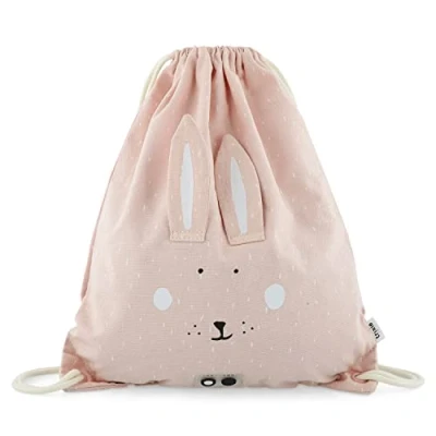 Image of Trixie Unisex Kid&#039;s Drawstring Bag Mrs. Rabbit, Pink, S