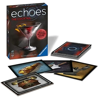 Image of Ravensburger Echoes The Cocktail Audio Murder Mystery Party Game for Adults &amp; Kids Age 14 Years Up 1 to 6 Players