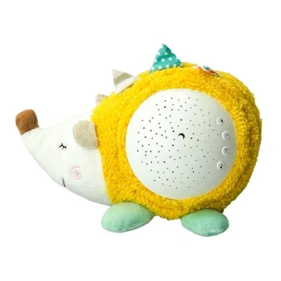 Image of Kyoot 3 in 1 Baby Sleep Soother Aid, Star Projector Night Light &amp; Soft Teddy Toy 10 Soothing Sounds, Lullabies Ocean Rain White Noise Machine with Volume Control Gift Colourful