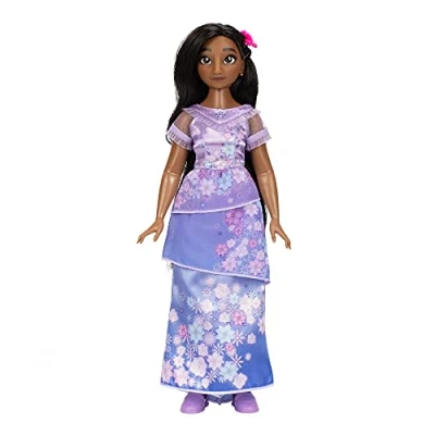 Image of Disney Encanto Isabela Fashion Doll, 10 / 26 cm Tall Doll Includes Isabela’s Dress, Shoes, Flower Hair Clip and Long Flowing For Added Play, Perfect Ages 3+