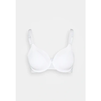 Image of Lindex BRA Dahlia Shiny MATT Tshirt bra, Women&#039;s, Size: 34B, White