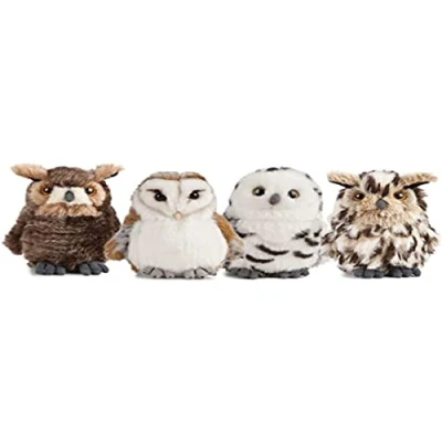 Image of Living Nature Soft Toy Small Plush Owl, One Supplied (13cm)