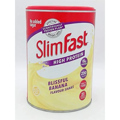 Image of SlimFast High Protein Meal Replacement Shake Summer Banana 365g Take Advantage of The Slim Fast Magic to Lose Weight, Feel Energised and in Control Your Life