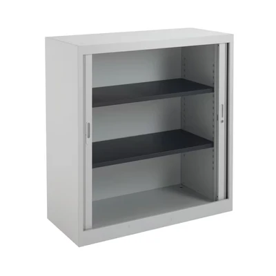 Image of Talos Heavy Duty Steel Filing Cabinet, 40 kg Tolerance, Grey, 3 Drawer