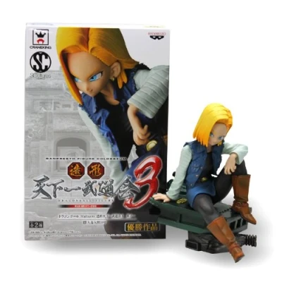 Image of Banpresto Dragon Ball Z Scultures Figure 4.5&quot; Android 18 Action