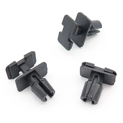 Image of VVO Fasteners Plastic Windscreen Cowl or Scuttle Panel Clip, Black (Pack of 10)