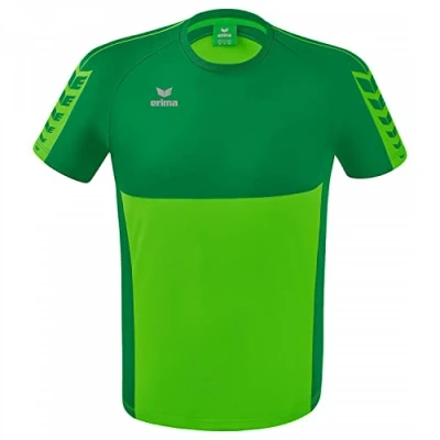 Image of Erima Men&#039;s Six Wings Functional T Shirt, Green, 3XL