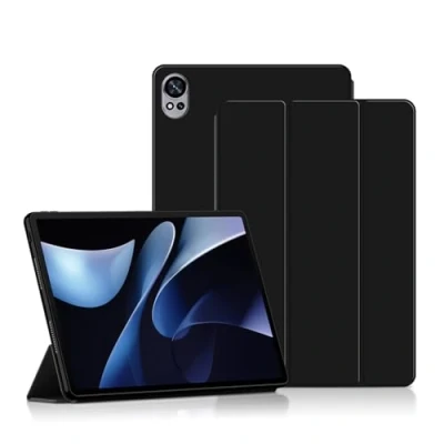 Image of QINOUK Case for Huawei MatePad Air 12 2024, [Stand Feature] TPU Anti scratch Protective Case, Ultra Thin Smart Cover Kickstand 2024 Black