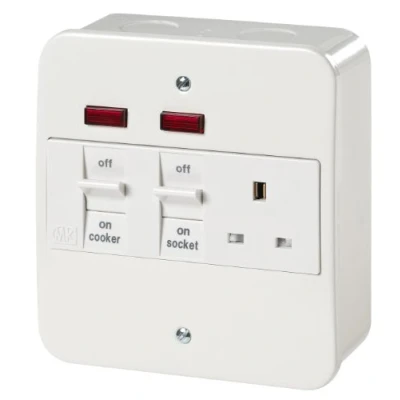 Image of Mk K5001WHI 45A Cooker Unit with Neon