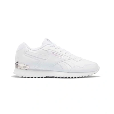 Image of Reebok Womens Glide Ripple Clip Sneaker, Ftwwht Rosgol, 6 UK