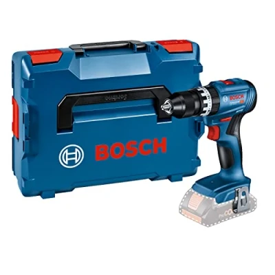 Image of Bosch Professional 18V System GSB 45 Cordless Hammer Drill (Speed 1,900 min, Batteries and Charger Not Included, in L BOXX), 06019K3301, Blue