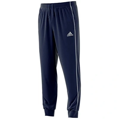 Image of Adidas Kids Core 18 Sweat Trousers Dark Blue/White, Size 116