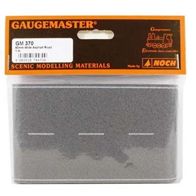 Image of Gaugemaster GM370 Self Adhesive Tarmac Road OO Scale (1m x 80mm)