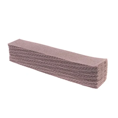 Image of Mirka Abranet net sandpaper strips 70x420 mm Hook &amp; loop / Grit P120 50 pcs for sanding wood, walls, metal, aluminium, stainless steel, filler, varnish, plastic 5415105012