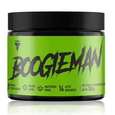 Image of TREC Nutrition BOOGIEMAN Powder 300G Grapefruit Lime Ultimate Pre Workout Fuel for Explosive Energy, Muscle Pump, and Endurance Boost Formulated with Arginine, Citrulline, Beta Alanine