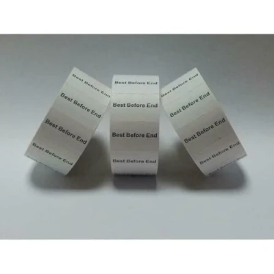 Image of Gato CT7 26mm x 16mm Price Gun Labels Printed &#039;Best Before&#039; 10 Rolls / 12,000
