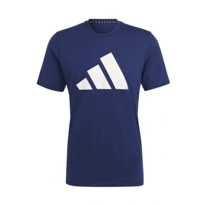 Image of adidas Performance Train Essentials LOGO Tshirt Print Tshirt, Men&#039;s, Size: XS, Dark blue
