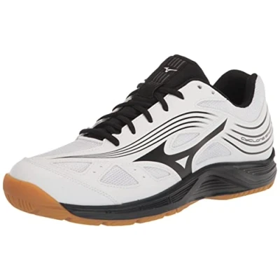 Image of Mizuno Women&#039;s Cyclone Speed 3 Volleyball Shoe, White/Black, 5 UK