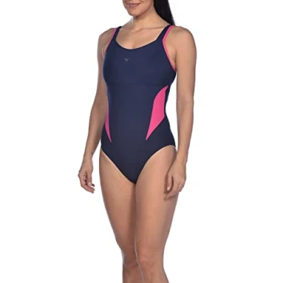 Image of Arena Makimurax Women&#039;s B Cup One Piece Swimsuit, Figure Shaping Bodylift Swim Suit, Power Mesh Technology and Chlorine Resistant Sensitive Fit Fabric, 38