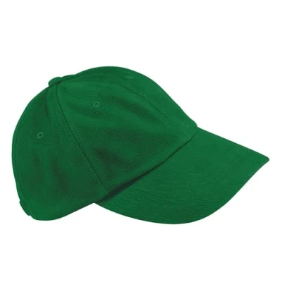 Image of Beechfield B57 Low Profile Heavy Brushed Cotton Cap Forest Green