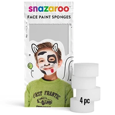 Image of Snazaroo 1198020 Make up fine pored sponges, Pack of 4, Assorted