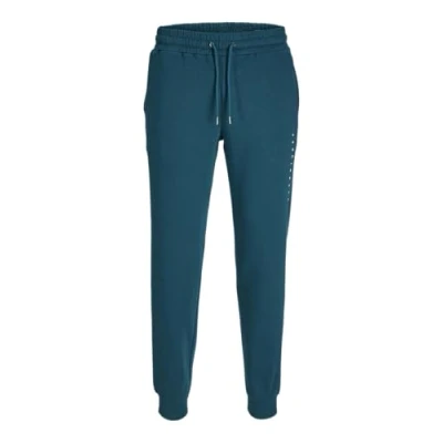 Image of JACK &amp; JONES Men&#039;s Jpstgordon Jjestar Jj Sweat Pa GMS Noos Joggers, deep Teal, S