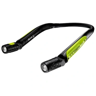 Image of Unilite NL 350R USB Rechargeable Neck Light 350 Lumen Wide 120 Degree Angle 2 to 10 Hours Run Time 45 Metre Beam Range IP54 / IK07