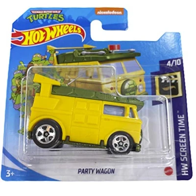 Image of Hot Wheels Party Wagon HW Screen Time 4/10 2021 (39/250) Short Card