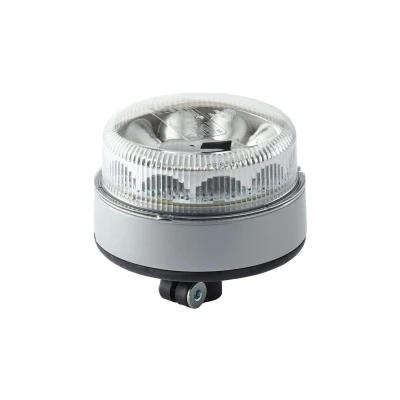 Image of HELLA 2XD 012 980 011 LED Strobe type Beacon K Blizzard 12/24V Yellow mounting/Flexible pipe sockets