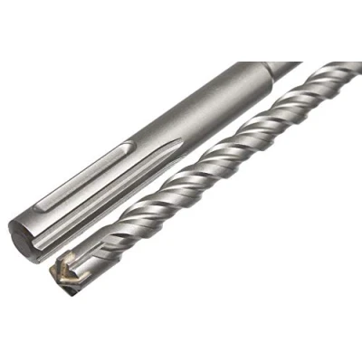Image of UK Drills 1 x 32.0mm 550mm SDS Max Hammer Drill Bit Tungsten Carbide Tip Double Flute Spiral Granite Concrete Tiles Masonry
