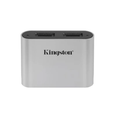 Image of Kingston Workflow microSD Reader USB 3.2 Gen1 Dual Slot microSDHC/SDXC UHS II WFS SDC