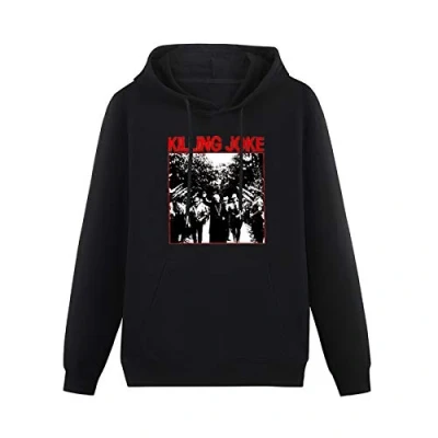Image of Mgdk Killing Joke Pope Hoodies Long Sleeve Pullover Loose Hoody Sweatershirt L Black
