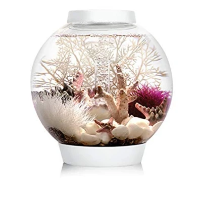 Image of biOrb CLASSIC 15 LED spherical aquarium, litres complete aquarium set with lighting (white) and patented filter system, acrylic tank