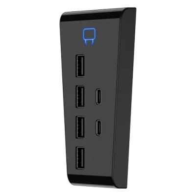 Image of Venom 6 Port USB Hub Includes 4 x 2.0 and 2 Type C (PS5)
