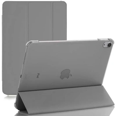 Image of PROTech Case for iPad Air 11 Inch M2 (2024) &amp; 5 (2022, 10.9 Inch) Slim Stand, Hard Back Shell Cover with Auto Wake/Sleep (Grey)