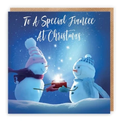 Image of Hunts England Fiancee Christmas Card To A Special At Starry Night Collection Fun