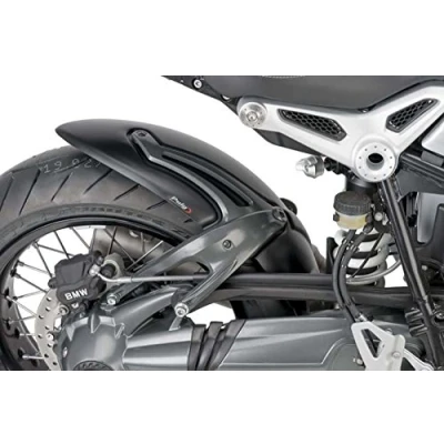 Image of Puig 7023J Rear Fender with Support 14&#039; Racer Pure, R Nine T Urban G/S 17&#039;, Matt Black, Medium