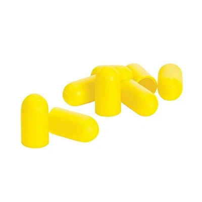 Image of Scaffold Clamp Fitting Caps 12mm Thread Protectors Site Safety Yellow (100)