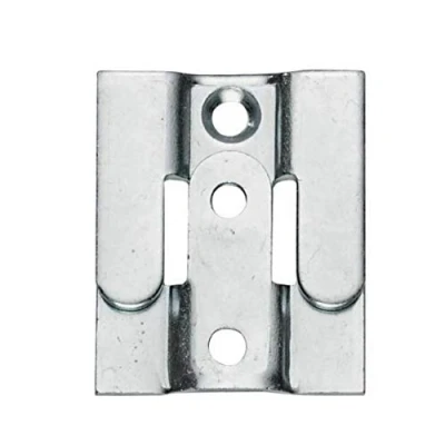 Image of SISI UK® Flush Mount Bracket, 1&#039;&#039; Interlocking Photo Frame Hook, Heavy Duty Picture Hanger Z Clip Bracket for Large Display Art Gallery Wall Hardware (10 Pairs)