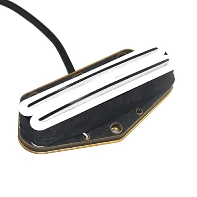 Image of Humbucker Bridge Pickups For Telecaster Electric Guitars Dual coil track guitar pickup (Color : White)