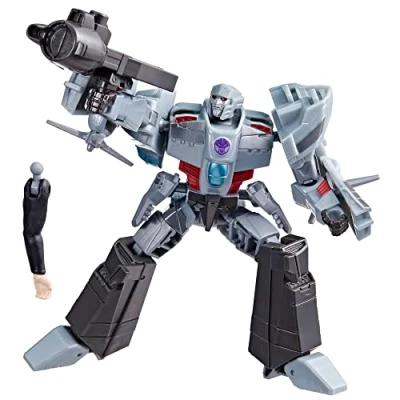 Image of Transformers EarthSpark 12.5cm Megatron Class Deluxe Action Figure Robot Toy for Kids Age 6+