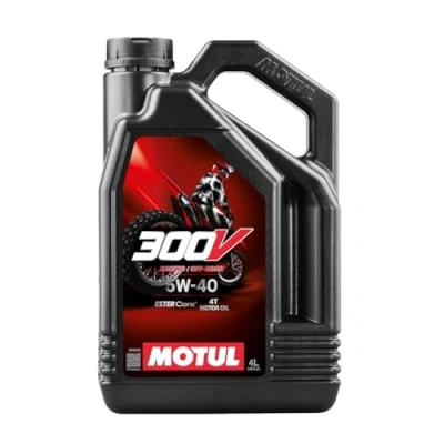 Image of Motul 300 V 4T Factory Line Road Racing 5W40 Engine Oil 4 Litres