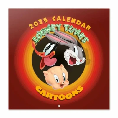 Image of Grupo Erik Wall Calendar 2025 Looney Tunes 12&quot; x Square 2025, Planner Family Cute Gifts