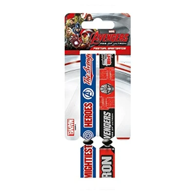 Image of Marvel Zelda Boys Avengers: Age Of Ultron Wristband Multi Coloured, 10 mm