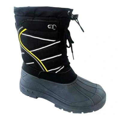 Image of sole london MENS WINTER SNOW MUCKER THERMAL SKI WELLINGTONS FUR WARM BOOTS