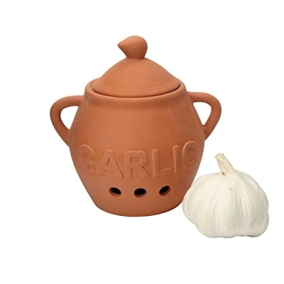 Image of Dexam 17851023 Terracotta Garlic Keeper, Ceramic,12.75cm x 10cm