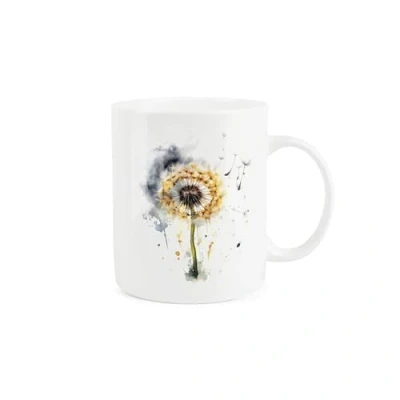 Image of Purely Home Watercolour Dandelion Mug Thunder Storm Nature Cup Gift/Present Tea/Coffee Hot Drinks Bone China