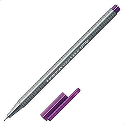 Image of Staedtler Triplus Fineliner Felt Tip Pen Violet 0.3 mmaa